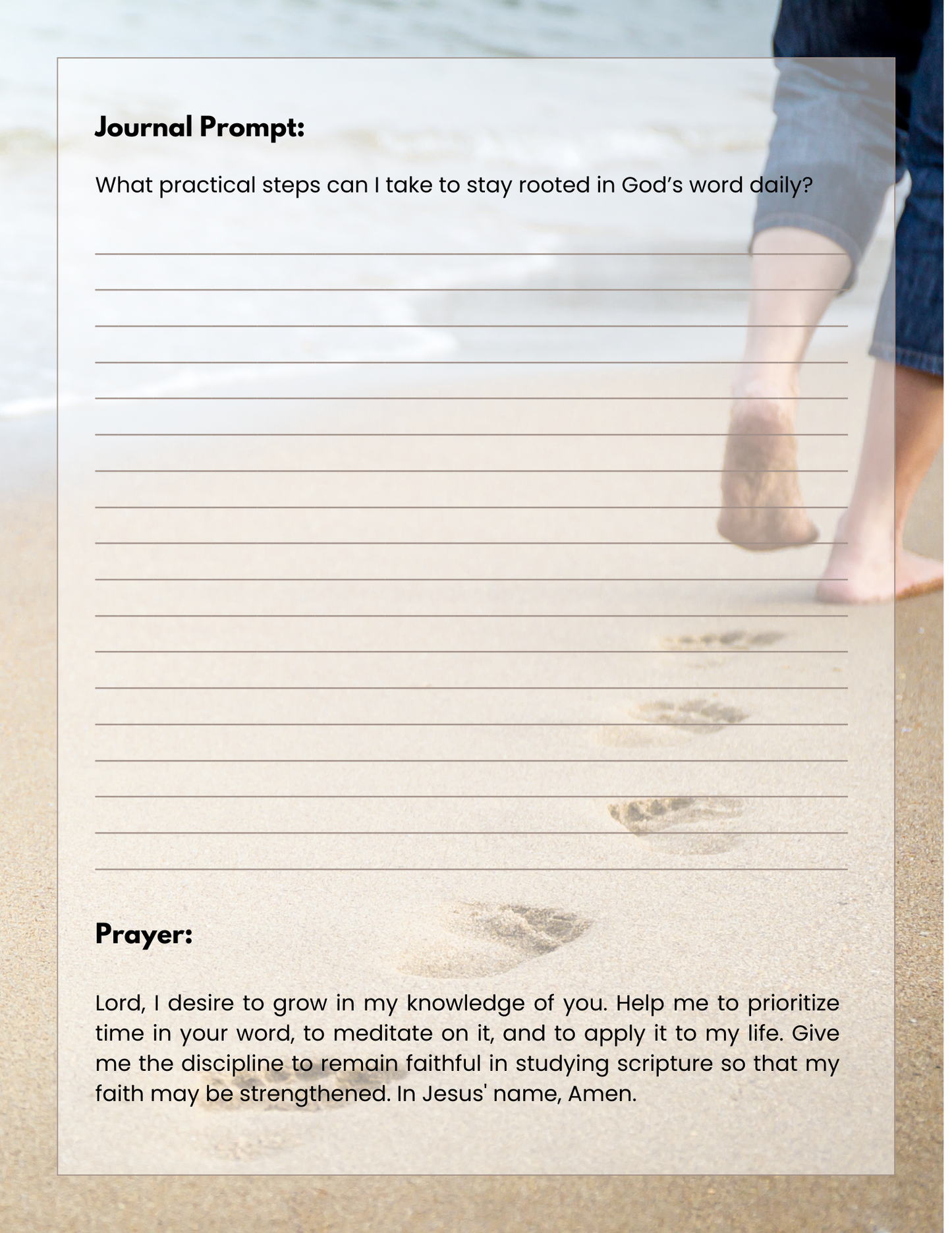 Walking In God's Truth a 21-day Journal