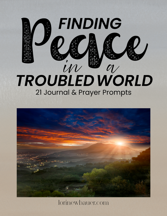 Finding Peace in a Troubled World: A 21-Day Journal and Prayer