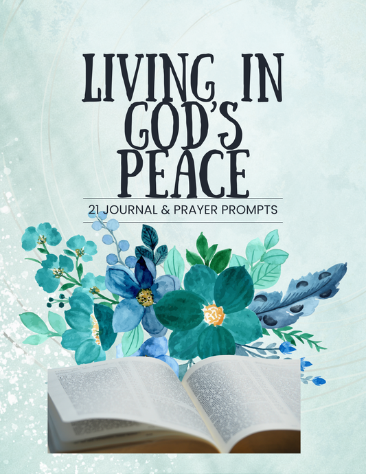 Living In God's Peace Prayer Journal